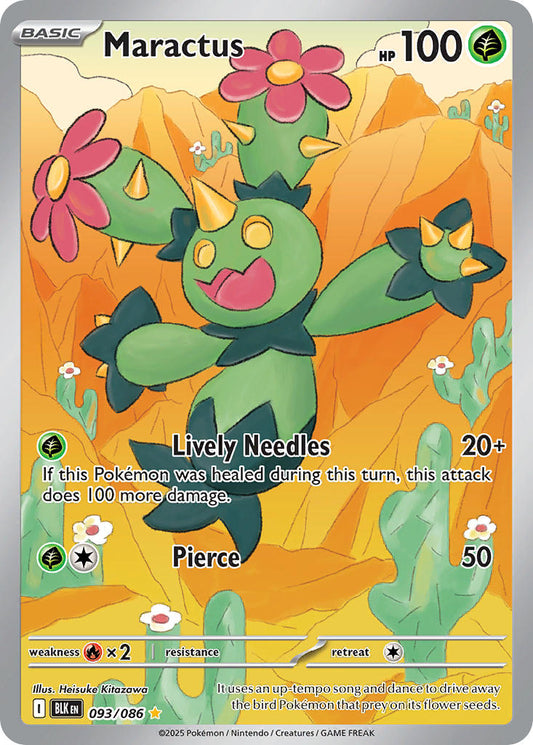 Maractus - 093/086 - Illustration Rare - Black Bolt