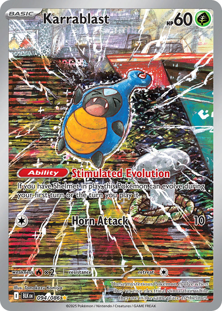 Karrablast - 094/086 - Illustration Rare - Black Bolt