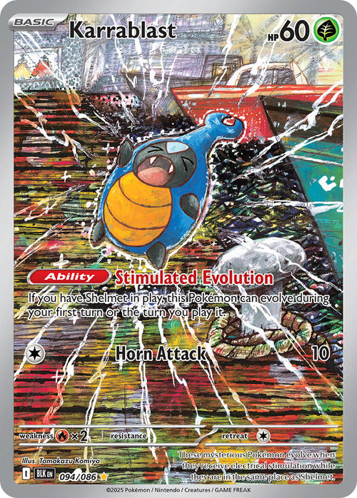 Karrablast - 094/086 - Illustration Rare - Black Bolt