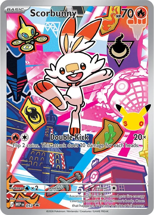Scorbunny - 53 - Trading Card - MEP Black Star Promo