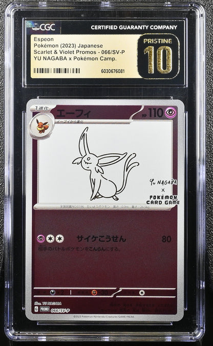 Espeon - 066/SV-P - Yu Nagaba - CGC Pristine 10