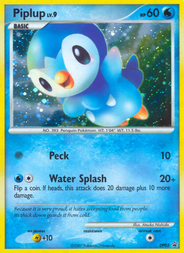 Piplup - DP03 - - DP Black Star Promo