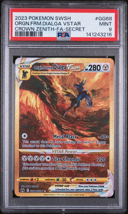 Origin Forme Dialga VSTAR - GG68/GG70 - Trainer Gallery - Crown Zenith - PSA 9