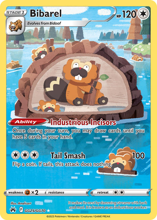 Bibarel - GG25/GG70 - Galarian Gallery - Crown Zenith