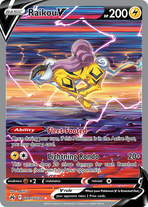 Raikou V - GG41/GG70 - Trainer Gallery - Crown Zenith