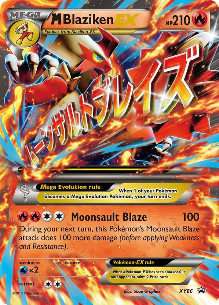 M Blaziken EX XY86 Promo