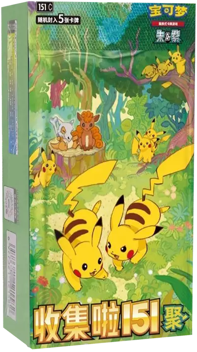 Pokemon Collect 151: Gathering - Slim Booster Box (Simplified Chinese)