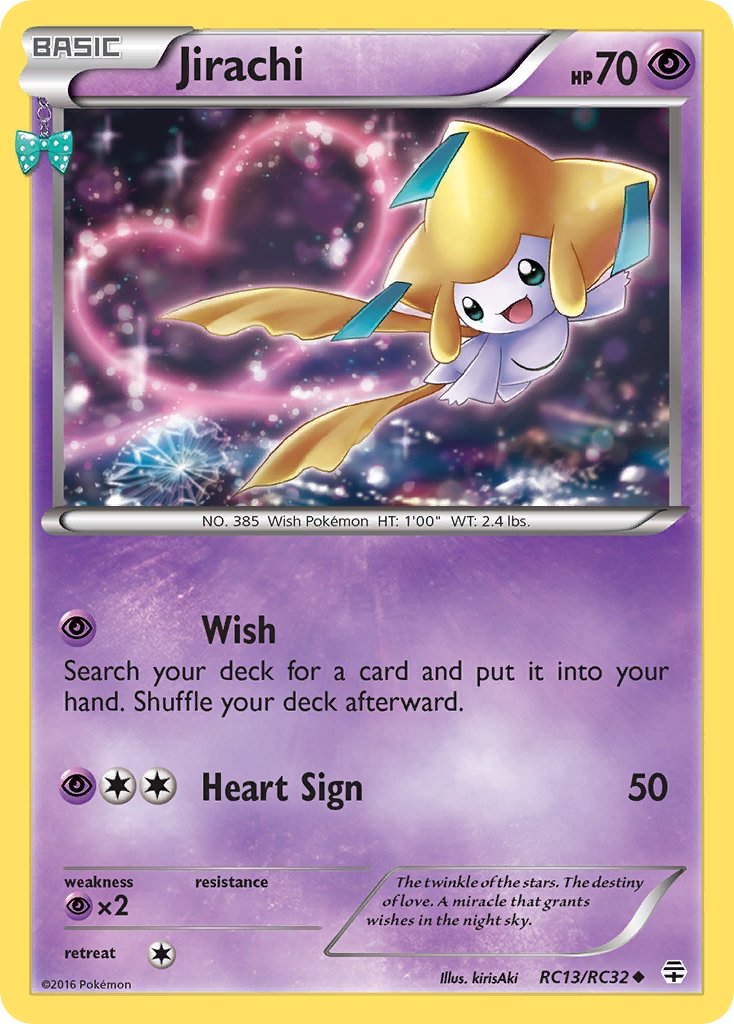 Jirachi - RC13/RC32 - Trading Card - Generations