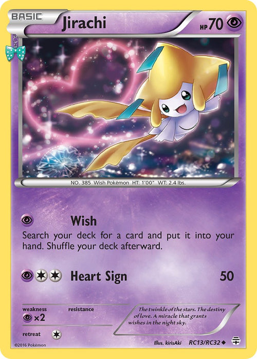 Jirachi - RC13/RC32 - Trading Card - Generations