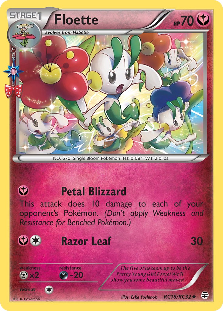 Floette - RC18/RC32 - Trading Card - Generations
