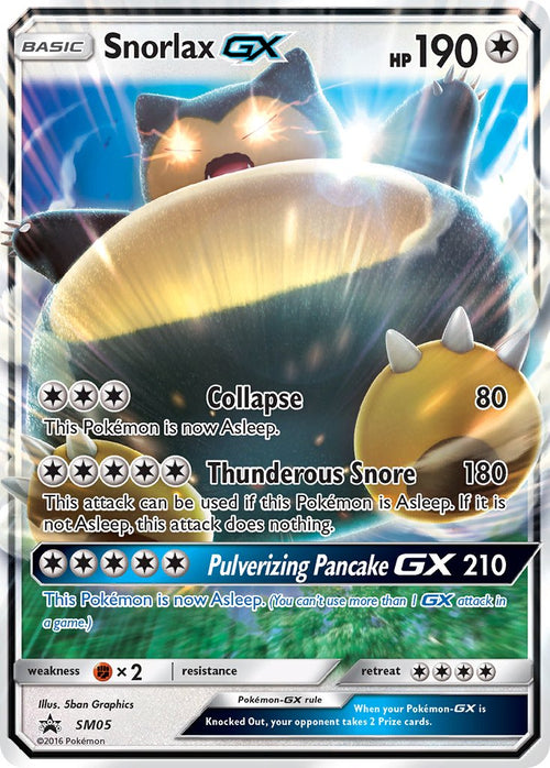 Snorlax GX - SM05 - SM Black Star Promo