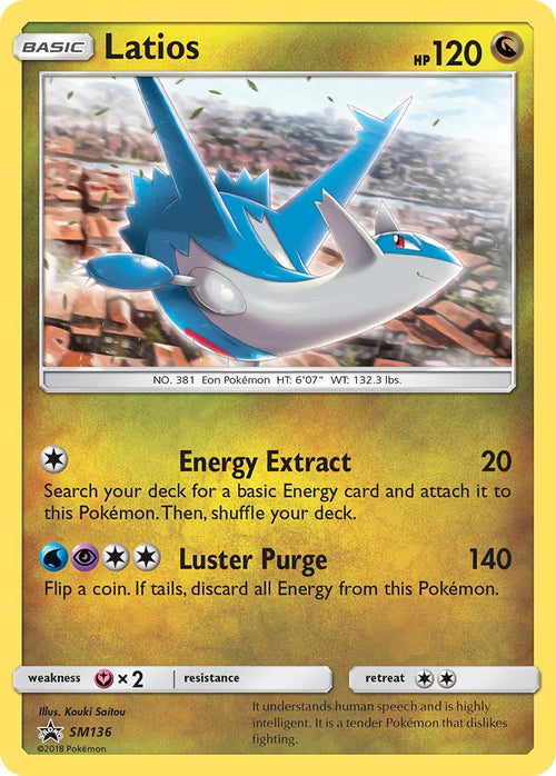 Latios - SM136 - SM Black Star Promo
