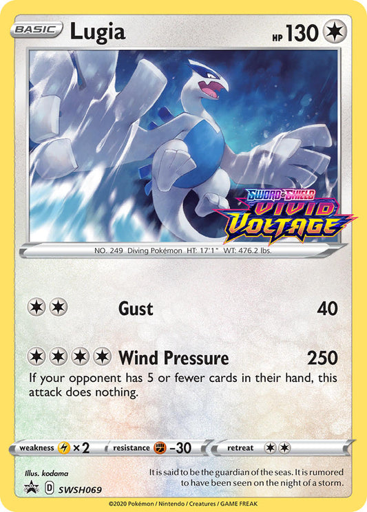Lugia - SWSH069 - Prerelease - SWSH Black Star Promo