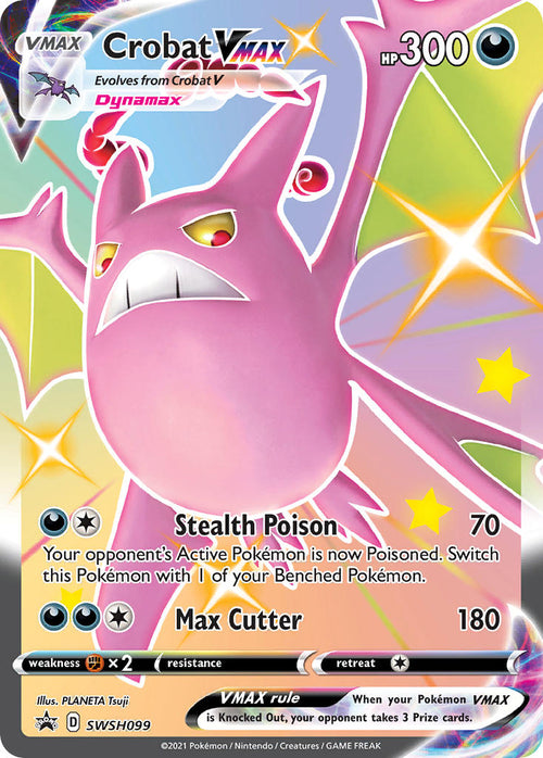 Crobat VMAX - SWSH099 - SWSH Black Star Promo