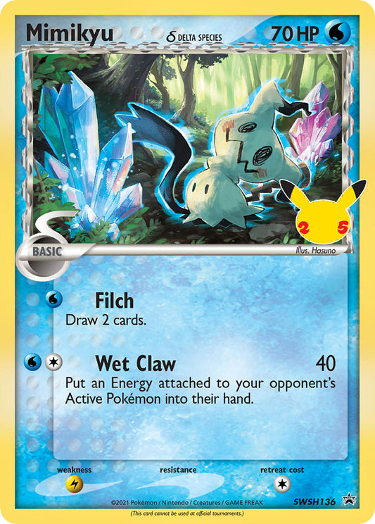 Mimikyu - SWSH136 - SWSH Black Star Promo