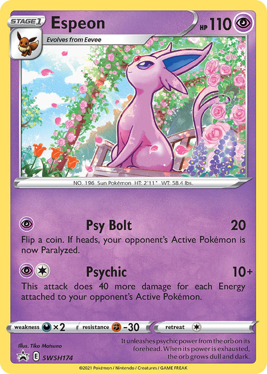 Espeon - SWSH174 - SWSH Black Star Promo