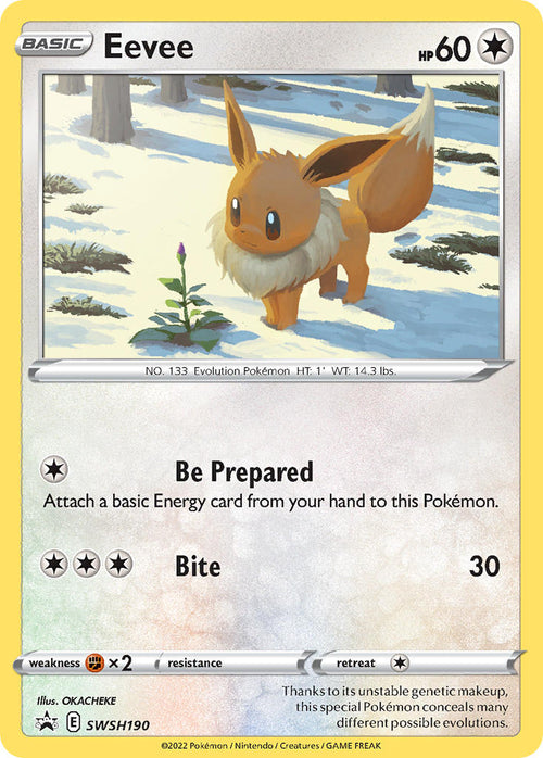 Eevee - SWSH190 - SWSH Black Star Promo