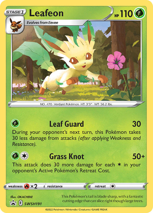 Leafeon - SWSH191 - SWSH Black Star Promo