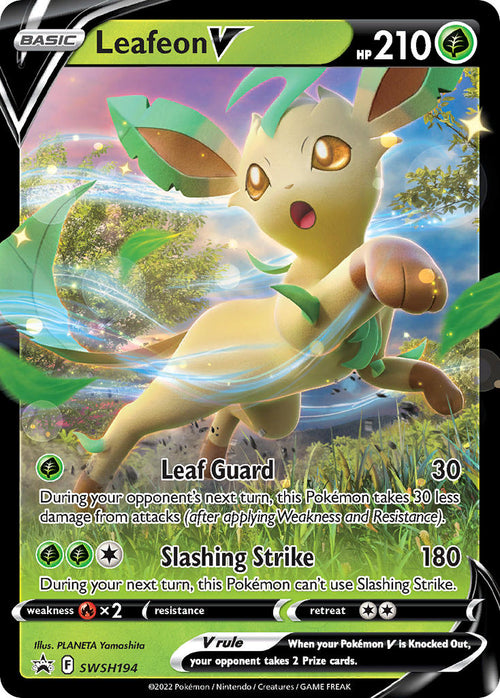 Leafeon V - SWSH194 - SWSH Black Star Promo