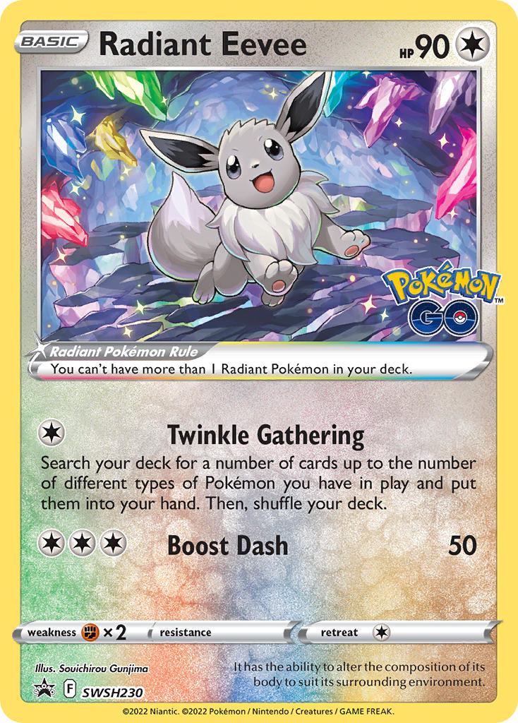 Radiant Eevee - SWSH230 - SWSH Black Star Promo