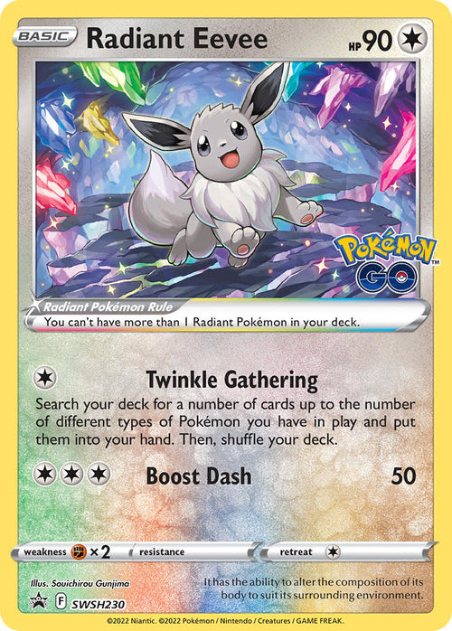 Radiant Eevee - SWSH230 - SWSH Black Star Promo