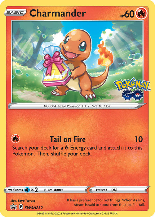 Charmander - SWSH232 - Trading Card - SWSH Black Star Promo