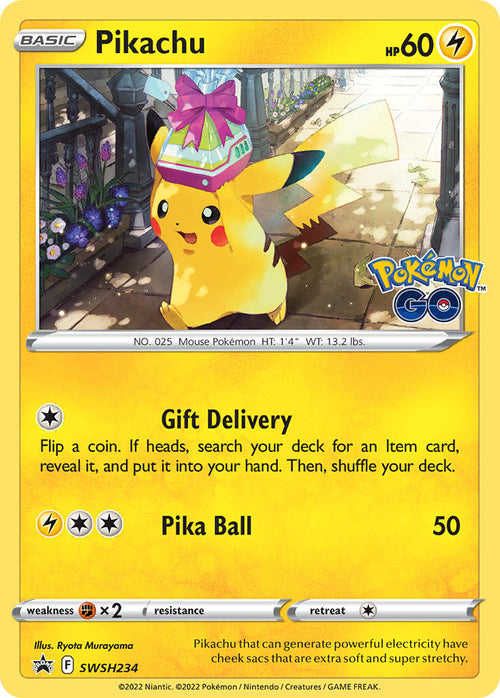 Pikachu - SWSH234 - Trading Card - SWSH Black Star Promo