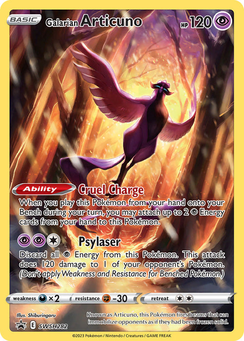 Galarian Articuno - SWSH282 - SWSH Black Star Promo