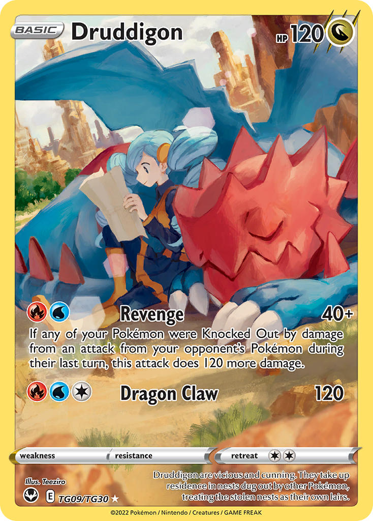 Druddigon - TG09/TG30 - Trainer Gallery - Silver Tempest