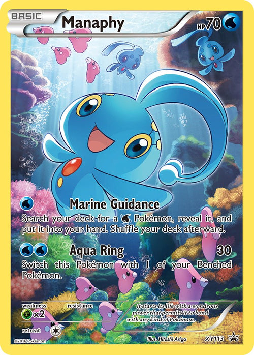 Manaphy - XY113 - XY Black Star Promo