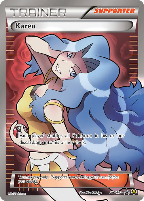 Karen - XY177a - XY Black Star Promo