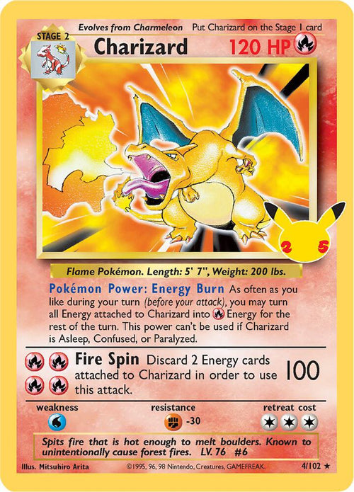 Charizard 4/102 - Celebrations: Classic Collection