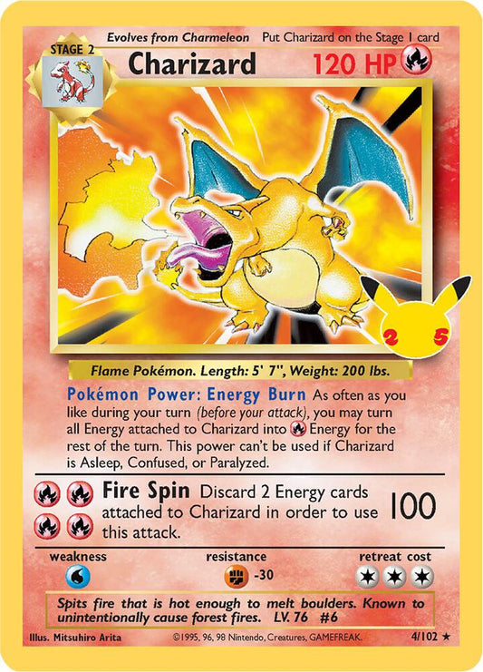 Charizard 4/102 - Celebrations: Classic Collection