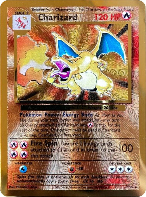 Charizard 004/102 Promo (Metal Card)