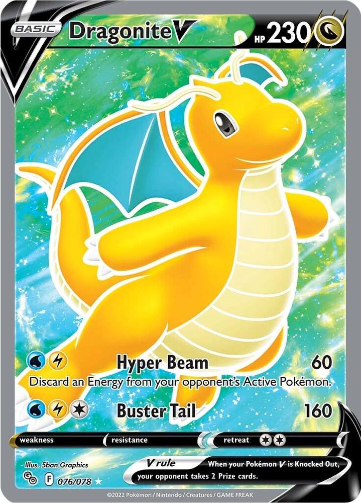 Dragonite V 076/078 - Pokemon GO