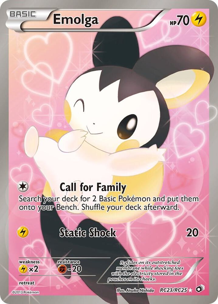 Emolga RC23/RC25 - Legendary Treasures: Radiant Collection