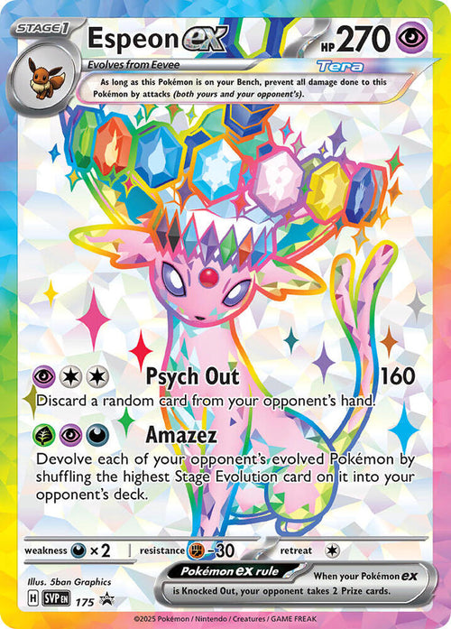 Espeon ex 175 Promo
