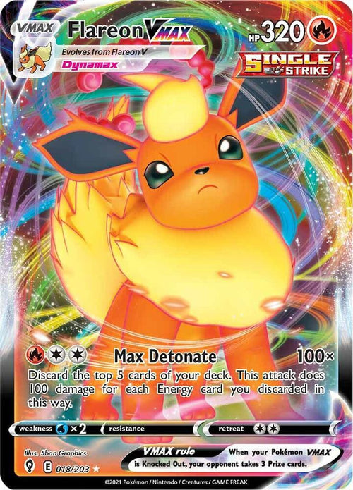 Flareon VMAX 018/203 - Evolving Skies