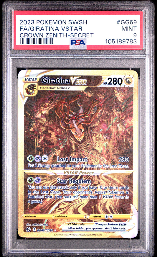 Giratina VSTAR GG69/GG70 PSA 9