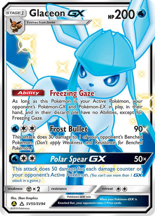 Glaceon GX SV55/SV94 - Hidden Fates