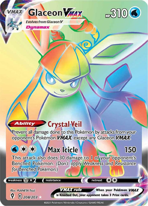 Glaceon VMAX 208/203 - Evolving Skies