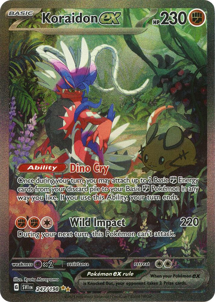 Koraidon ex 247/198 - Scarlet & Violet Base Set