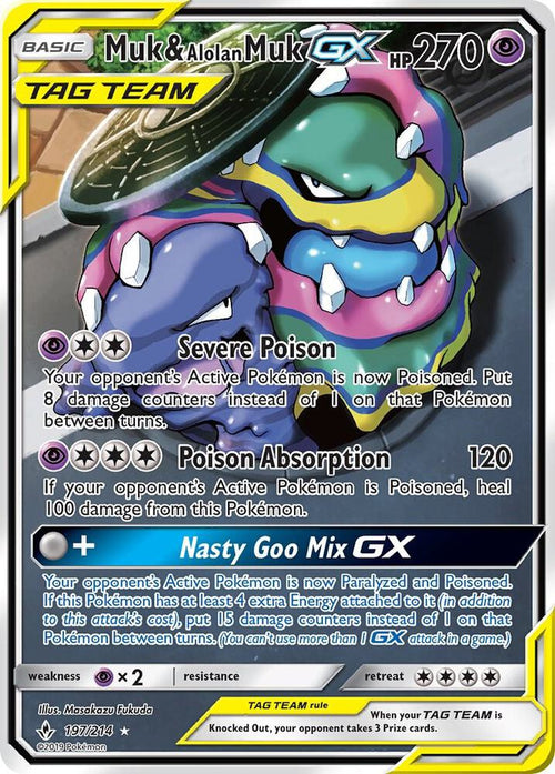 Muk & Alolan Muk GX 197/214 - Unbroken Bonds