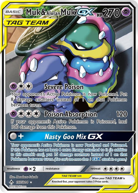 Muk & Alolan Muk GX 197/214 - Unbroken Bonds