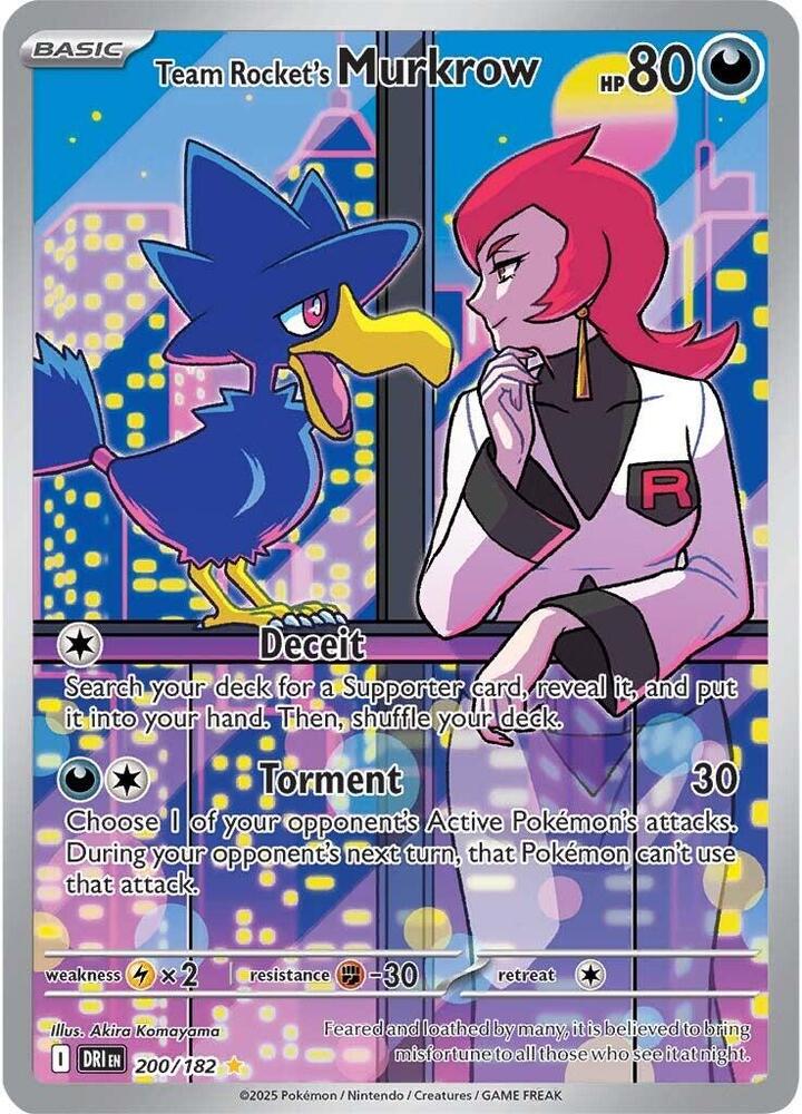 Team Rocket's Murkrow 200/182
