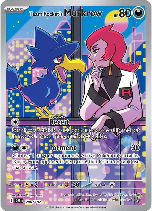 Team Rocket's Murkrow 200/182