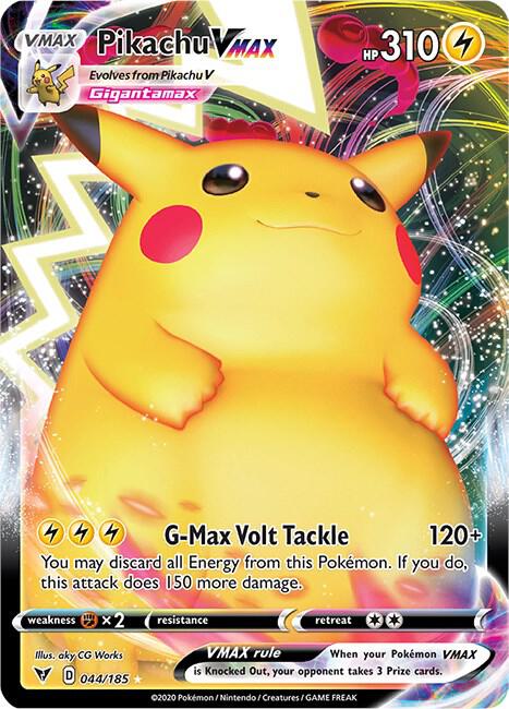Pikachu VMAX 044/185