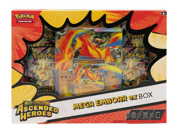 Pokémon - Mega Evolution Ascended Heroes - Mega Emboar Ex Box