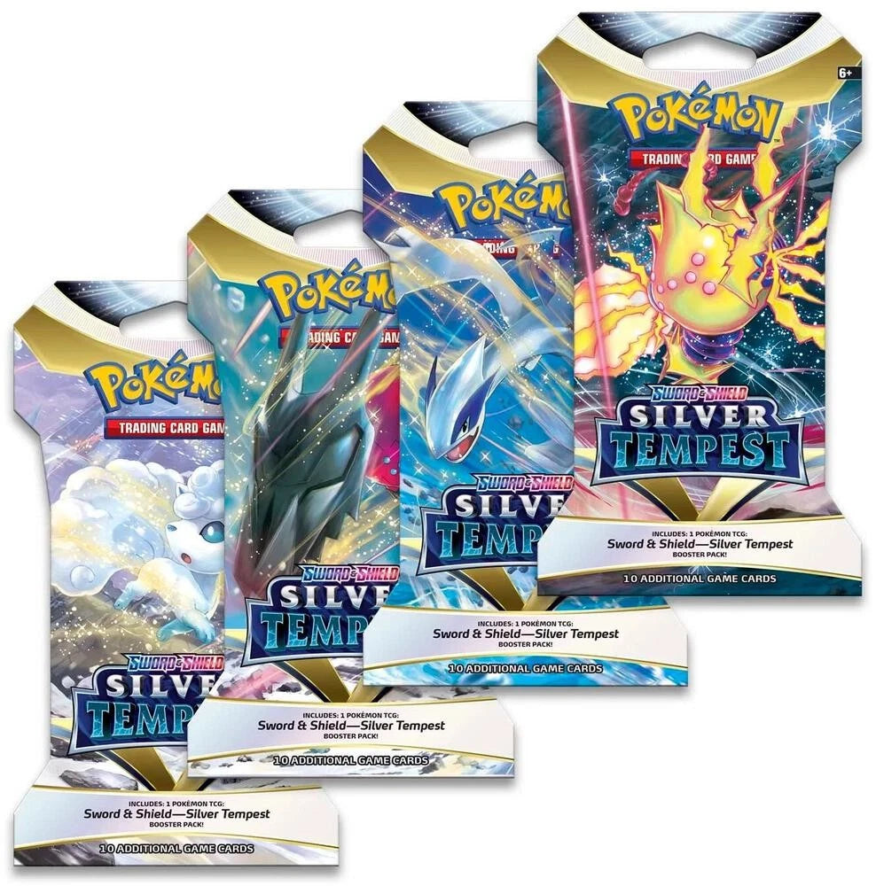 Silver Tempest Sleeved Booster Pack (Random Artwork)