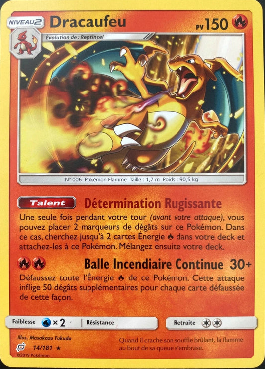 Dracaufeu - 14/181 - Cosmos Holo FR